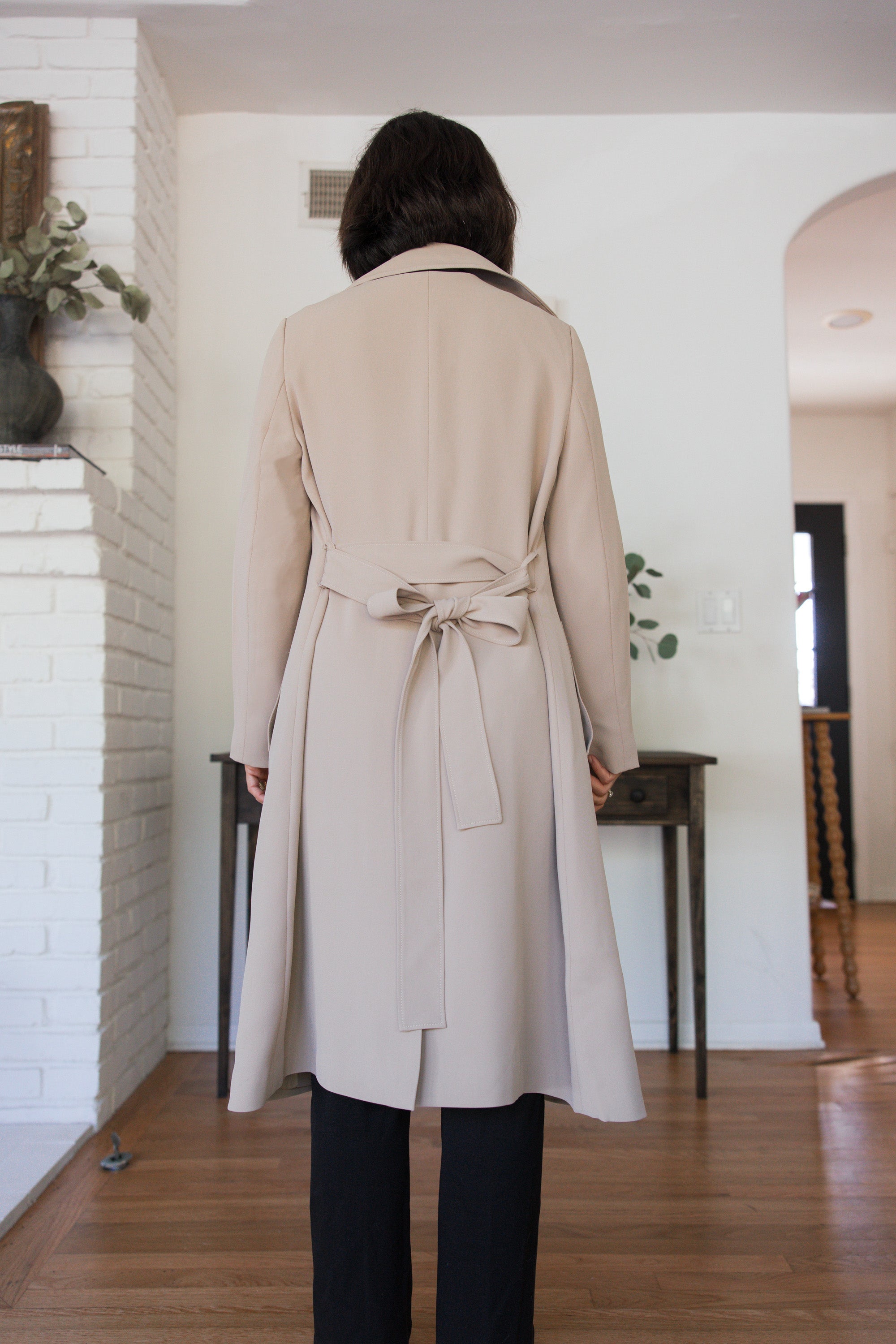 Edited Pieces Drape Trench Coat