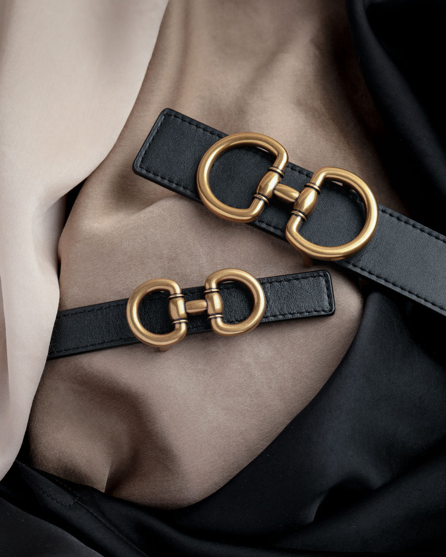 Reversible Inner Belt Edited Pieces | Mini Reversible Horsebit Belt
